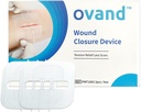 2 Pcs di chiusura di lacerazione di emergenza,Butterfly Bandaids Wound di chiusura,Lacerazione chirurgica di riparazione senza cucire, Clot rapido, Dispositivo di chiusura del tessuto di emergenza (PU)