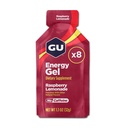 GU Energy Originale sport Nutrition Energy Gel, 8-Count, Vegan, senza glutine, Kosher e Dairy-Free On-The-Go Energia per qualsiasi allenamento, lampone Lemonade