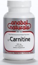 Anabol Naturals L-Carnitina 120 capsule- 500mg Pure L-Carnitina Per Capsule, 120 Serve