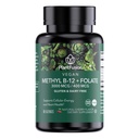 PlantFusion Methylated Vitamin B Complex – Vegan B12 3000mcg, Vegan Methylfolate (5-MTHF) 400mcg, B6 & TMG – Cherry-Flavored Lozenges – 60 Conte