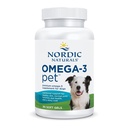 Nordic Naturals Omega-3 Pet, Unflavored - 90 Gel Morbidi - 320 mg Omega-3 Per Gel Morbido - Olio di Pesce per Cani con EPA & DHA - Promuove Cuore, Pelle, Cappotto, & Salute Immune