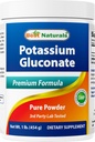 Migliore naturale Gluconato di potassio 1lb polvere (1 LB (pacchetto di 1))