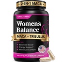 L'equilibrio dell'ormone e il supporto dell'umore per le donne - supporta naturalmente l'equilibrio ormonale & energia con Tribulus Terrestris & Red Maca Root Extract - Integratore alimentare - 90 capsule vegane