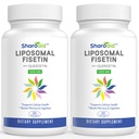 Fissina Liposomica con Quercetin Supplementi 1200 mg per porzione, polifenoli ad alto assorbimento Antiossidanti per le donne, Men, Non OGM,Gluten-Free,2 Bottiglia-120 Softgels