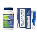 HemRid Plus & lidocaina Crema Bundle: Cura completa per emorroidi Discomfort, Realizzato negli Stati Uniti