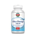 KAL Ultra Omega 3-6-9 1200mg | Fish Oil w/Cold pressato Flaxseed & Borage Oil | Skin, Hair, Heart, Memory | 200 Softgels