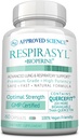 Approvato Science® Respirasyl - Supporto polmonare e respiratorio - con Quercefit, Vitamine A,C,D, BioPerine - 60 capsule - Made in the USA