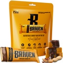 Bar Braven Bar Cioccolato Caramel Nut Energy Bar (1.59 oz, Confezione da 10) – Cuciture energetiche con 5g Protein – On-the-Go Spuntini energetici per la corsa, l'escursionismo e lo sport - Gluten Snack gratuiti per il potenziamento dell'energia sostenibile