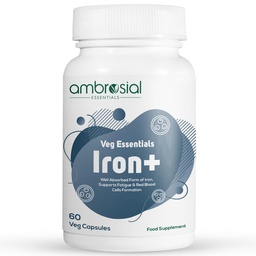 Ambrosial Iron+ 25mg Confezione da 1-60 capsule