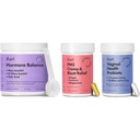Rael Supplemento per le donne Bundle - Equilibrio dell'ormone, Myo-Inositol & D-Chiro Inositol (30 giorni di alimentazione) & Probiotici, 15 miliardi di CFU (30 giorni di alimentazione) & PMS supplemento (28 capsule)