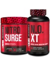 Jacked Factory Nitrosurge Shred Thermogenic Pre-Workout in Fruit Punch & N.O. XT Nitric Oxide Booster per uomini e donne