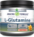 Stupefacente formula L-Glutamine Polvere | Amino Acid Supplement | Non-OGM | Gluten Free | Made in USA (Fruit Punch | 1 Lb)