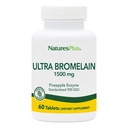 NaturesPlus Ultra Bromelain - 60 Compresse - 1500 mg di Ananas Bromelain - Fornisce supporto congiunto e promuove la salute digestiva - 60 Serve