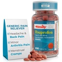 TIME-CAP Los Angeles, INC. Ibuprofene tempestivo 200 mg 200 compresse - (NSAID) Pillole di sollievo del dolore per mal di testa, dolore mestruale, dolori di denti, dolore muscolare, dolore di artrite, dolori del corpo