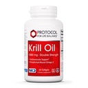 PROTOCOLLO PER LA VITA BALANCE Krill Oil 1.000mg - Supplemento olio di Krill extra-forza - DHA & EPA - con Astaxanthin - Cuore di supporto, Cervello, Giunti - Non OGM & Halal - 60 Softgels