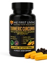 Me prima vita curcumina currica 1000 mg 95% curcuminoidi, bioperina 10 mg, 19x più potente di altri, aumento dell'assorbimento, non OGM, curcuma organica, vegano, senza glutine, 60 capsule