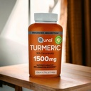 Curcumina currica con pepe nero e zenzero, Qunol 1500mg Estratto di curcuma con 95% Curcuminoidi, Assorbimento potenziato, Supporta risposta di infiammazione sana, 180 capsule vegetariane
