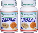 Pianeta Ayurveda Boswellia Curcumin, 500mg Veg Capsule - 2 bottiglie