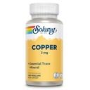 Solaray Rame 2 mg | Formazione sana delle cellule del sangue rosso, Immune e Nerve Function Support | Non OGM | 100ct