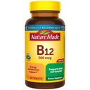 Vitamina B12 500 mcg, Integratore alimentare per il supporto al metabolismo energetico, 200 compresse, 200 giorni di alimentazione