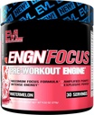 Evlution Nutrition ENGN Focus - Pre-allenamento intensivo con Creatina - Formula di messa a fuoco massima - Polvere pre-allenamento per l'energia duratura - con Beta-Alanine & Caffeina - 30 Serve - Watermelon