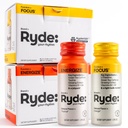 RYDE Shots | Energize + Focus | Vitamine B essenziali e Caffeine| Calorie Zero, Zero Sugar | Confezione da 16