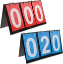 Tavolino portatile APORO Flipper, Multi Sport Score Flip Scoreboard