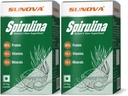 Spirulina Capsules – Integratore Superfood e Nutritivo della Natura,Spirulina per il Supporto Corpo Pieno – 60 Capsule (Pack of 2)