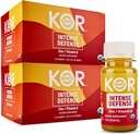 Kor Shot Vitamin D & Zinc Shot - 24 Pack x 1.7 Fl Oz - Difesa Intensa - 100% DV di zinco e 235% DV di vitamina D- USDA certificata Organic