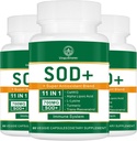 700MG Sod Superoxide Dismutase Supplemento - Supplemento Antiossidante ad alta potenza per la salute cellulare - 180 capsule
