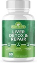 Nature's RX || #1 RATED Premium Liver Cleanse & Detox || Optimize Liver Function, Repair Liver Enzymes | Ultra Dosed Formula w/ 21 potenti ingredienti | 3rd Party Tested + USA Made - 60 Capsule