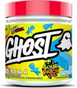 Supplemento di aminoacidi della polvere di GHOST BCAA, Sour Patch Kids Blue Raspberry - 30 Serve - Senza zucchero Intra, Post & Pre Workout Amino Powder & Recovery Drink, 7G BCAA