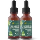 Glutathione Liposomal, Assorbimento Superiore, Integratore Liquido Glutathione, Antiossidante potente, Detox del fegato, Miglioratore Immune, Senza Soia, Non OGM, Vegan & Gluten Fre, 4 fl.oz,1500 mg