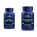 L'estensione della vita Latte avanzato Thistle 120 Softgels e l'alta potenza di due giorni Multi-Vitamin & Mineral 120 Tablets Bundle