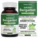 SoActive Bergamot: 2.5X Più Efficace, Citrus Bergamot Phytosome - Clinicamente Validato | Aumentato con Estratto di semi di Uva - Supporta il colesterolo e la gestione del peso (60 capsule)