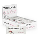 Wellcome Tart Cherry Vanilla Marine Collagen Protein Bar con Ashwagandha e L-teanina - Adaptogenic Snack Bar - Dairy Free Health Bar per Functional Active Lifestyle (Pack of 12)