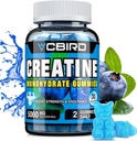 Creatina Monohydrate 5g Per Serving, No Sugar Creatine Integratori Supporto per Forza, Prestazioni, Energia, Recupero, Senza Glutine per Donne e Uomini, Mirtillo Flavor (30 Gummies135)