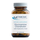 Manutenzione metabolica Glucosamine Chondroitin (1000mg) con Integratore di Acido Ialuronico - Supporta la Salute Congiunta + Idratazione Di Tessuto (60 capsule)