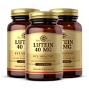 Solgar Lutein 40 mg, 30 Softgels (Pack of 3) - Supporta la salute degli occhi - Aiuta a filtrare la luce blu - Contiene FloraGLO Lutein - Gluten Free, Dairy Free - 90 Total Servings