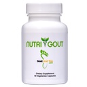 NutriGout Uric Acid Cleanse Supplement w/Turmeric, Celery Seed, Bromelain, Latte Thistle, Dandelion e Chanca Piedra, 60 capsule vegetariane di 500 mg