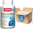 Jarrow Formulas BroccoMax Sulforaphane Glucosinolate 35 MG, Sulforaphane Generator Supporta la salute del fegato, 120 capsule di verdure, fino a una fornitura di 60 giorni, 12 pacchetti