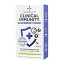 Immunità clinica LifeSeasons - Miscela di bevanda di sambuco - Protegge e combatte per la risposta immunitaria sana - Booster di immunità - 3X meglio di vitamina C - Servire caldo o freddo - Vitamina C + D + Zinc - (5 Pack)