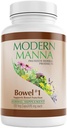 Bowel #1: Formula Rilievo di costipazione - Lassativo naturale di erbe - Gentle, Efficace, Nessun Harsh Effetti collaterali - Allevia costipazione, Gas e Bloating - Vegan (alimentazione da 60 giorni, 120 capsule)