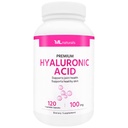 ML Naturals Premium Acido ialuronico 100 mg 120 capsule vegetali, una al giorno (4 mesi di fornitura), Qualità Premium, NSF-Certified & cGMP-Compliant.