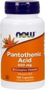 NOW Foods acido pantotenico 500mg, 100 capsule (pacchetto di 2)