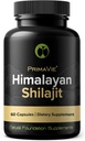 Shilajit Capsules High Strength Purified Primavie Shilajit Harvested a 10.000 piedi dalle montagne dell'Himalaya Ricco in acido Fulvic & Trace Minerals 3rd Party Testato 100% naturale Made in USA (60)