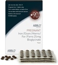 Ferro Prenatale e Gravidanzato - 1 Tavolo al giorno - Molto Gentle - Molto Piccolo - Bisglycinate - Prendilo con colazione