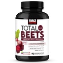 Fattore di forza Totale barbabietole Supporto della pressione sanguigna Capsule della barbabietola, 1800mg Organic Beet Root Powder Beet Supplemento della barbabietola con Hawthorn Berry per sostenere la Circolazione e il flusso sanguigno, 90 capsule vegetali