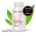 Potenza attraverso - Nootropic Brain Supplemento per Memoria e Focus con L-teanina, Bacopa Monnieri, Rhodiola Rosea, B12, Energy Pills, Mood Support & Best Brain Supplement for Memory Focus